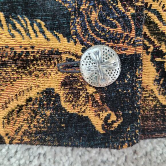 To Die For Vintage Black Western Cowgirl Equestrian Horse Blazer Womens Medium - Picture 5 of 9